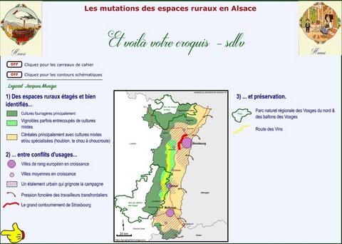 Les mutations des espaces ruraux en Alsace