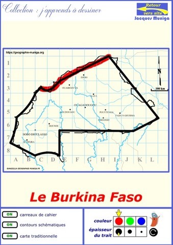  dessiner le Burkina Faso ou le Burkina Faso au bout du doigt