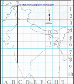 L'Inde schématique (carte)