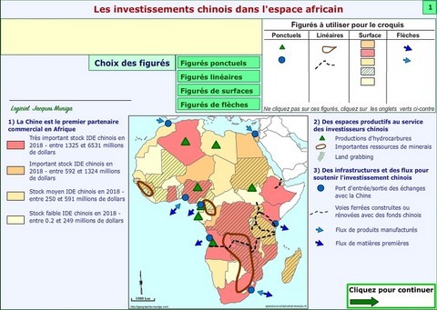 Thème 2 : Une diversification des espaces et des acteurs de la production - Sujet : Les investissements chinois dans l'espace africain - Jacques MUNIGA 