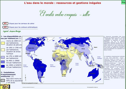 L'eau dans le monde : ressources et gestions inégales - Jacques MUNIGA