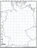 Fond de carte  Allemagne avec grille par Jacques MUNIGA