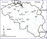 Carte  de la Belgique - Jacques MUNIGA