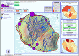 logiciel de cartographie - île de la Réunion