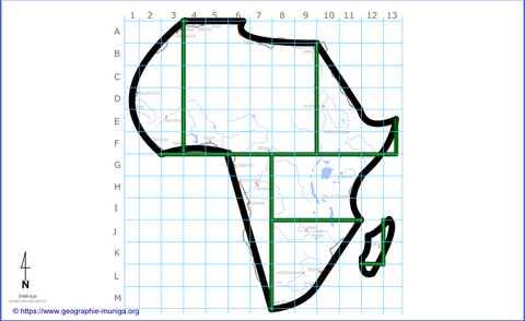 Je dessine l'Afrique schématique