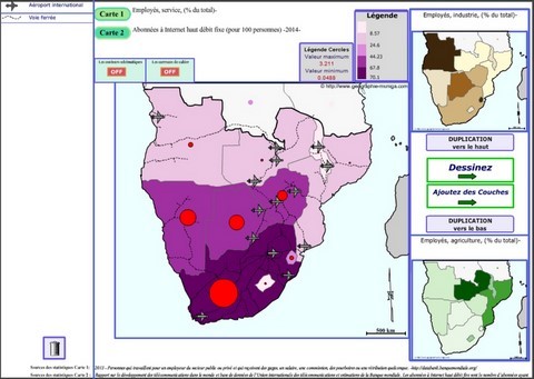 Logiciel de cartographie de l'Afrique australe - Jacques MUNIGA