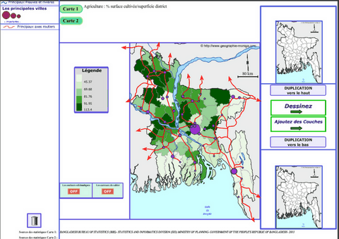 Logiciel de cartographie le Bangladesh - Jacques MUNGA