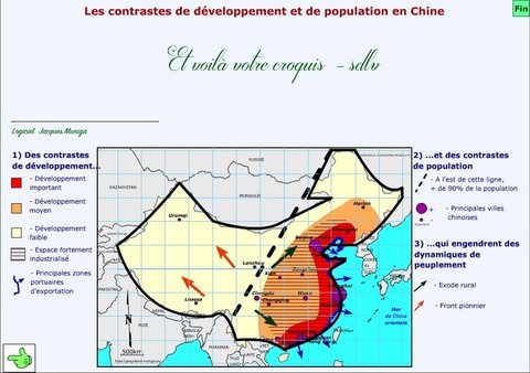 Les contrastes de développement et de population en Chine - Jacques MUNIGA