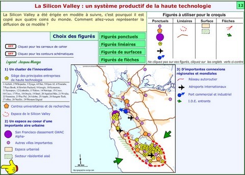 Thème 2 : Une diversification des espaces et des acteurs de la production - Sujet : La Silicon Valley : un système productif de la haute technologie - Jacques MUNIGA 