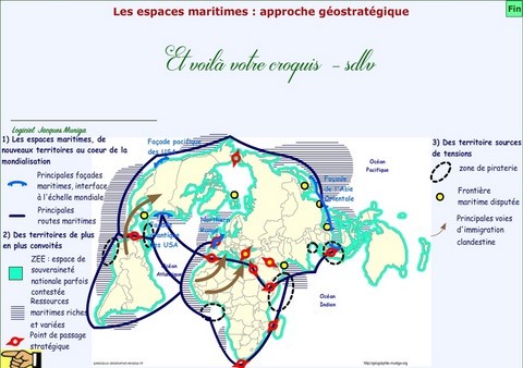 Les espaces maritimes : approche géostratégique - Jacques MUNIGA