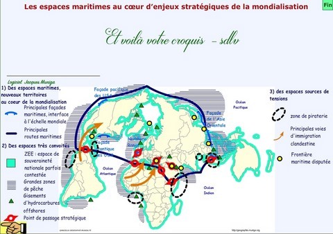 Les espaces maritimes au cœur d'enjeux stratégiques de la mondialisation - Jacques MUNIGA