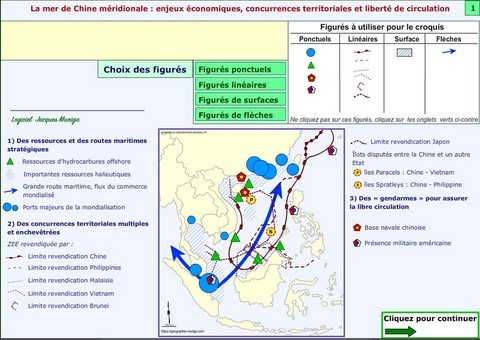 La mer de Chine méridionale : enjeux économiques, concurrences territoriales et liberté de circulation - Jacques MUNIGA