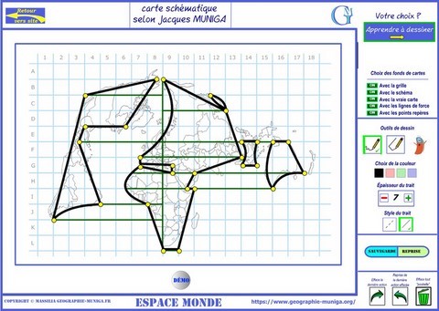 Je dessine le Monde schématique