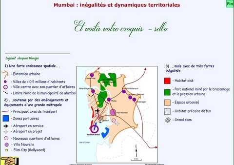 Mumbai : inégalités et dynamiques territoriales - Jacques MUNIGA