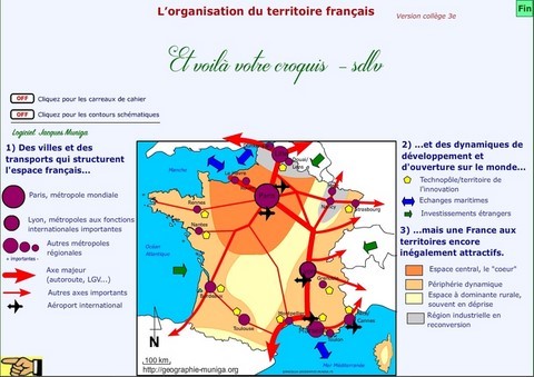 Organisation du territoire français - Jacques MUNIGA
