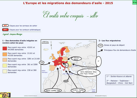 Thème 2 : Les mobilités humaines transnationales - L'Europe et les migrations des demandeurs d'asile - 2015 - Jacques MUNIGA