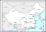 Carte de la Chine - Jacques MUNIGA
