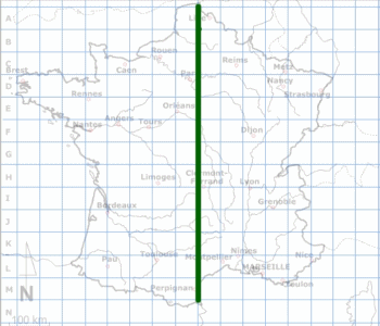 La France schématique Avec un logiciel, dessinez La France schématique ( carte)