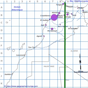 Le Maroc schématique Le Maroc schématique (carte)